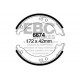 Brzdy EBC Auto Zadné brzdové obloženie EBC Replacement 6674 | ebc-brzdy.sk