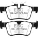 Brzdy EBC Auto Zadné brzdové dosky EBC Yellowstuff Street + Track DP42306R | ebc-brzdy.sk