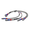 Teflonové opletené brzdové hadice EBC brakes BLA2154-4L