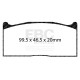 Brzdy EBC Auto Predné/Zadné brzdové dosky EBC Greenstuff 2000 Sport DP2044 | ebc-brzdy.sk