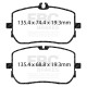 Brzdy EBC Auto Predné brzdové dosky EBC Greenstuff 2000 Sport DP22395 | ebc-brzdy.sk