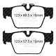 Brzdy EBC Auto Zadné brzdové dosky EBC Redstuff Ceramic DP32394C | ebc-brzdy.sk