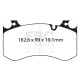 Brzdy EBC Auto Predné brzdové dosky EBC Redstuff Ceramic DP32454C | ebc-brzdy.sk