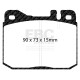 Brzdy EBC Auto Predné brzdové dosky EBC Redstuff Ceramic DP3261C | ebc-brzdy.sk