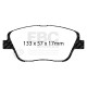 Brzdy EBC Auto Brzdové dosky EBC Yellowstuff Street + Track DP41864R | ebc-brzdy.sk