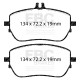 Brzdy EBC Auto Predné brzdové dosky EBC Yellowstuff Street + Track DP42388R | ebc-brzdy.sk