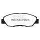 Brzdy EBC Auto Brzdové dosky EBC Yellowstuff Street + Track DP4812/2R | ebc-brzdy.sk