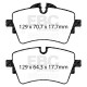 Brzdy EBC Auto Predné brzdové dosky EBC Bluestuff NDX Trackday + Race DP52227NDX | ebc-brzdy.sk