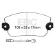 Brzdy EBC Auto Brzdové dosky EBC Bluestuff NDX Trackday + Race DP5230NDX | ebc-brzdy.sk