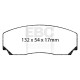 Brzdy EBC Auto Predné/Zadné brzdové dosky EBC Racing SR21 Sintered DP8002.17SR21 | ebc-brzdy.sk