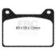 Brzdy EBC Auto Predné/Zadné brzdové dosky EBC Racing RP-X DP8057RPX | ebc-brzdy.sk