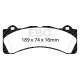 Brzdy EBC Auto Predné/Zadné brzdové dosky EBC Racing RP-1 DP8059RP1 | ebc-brzdy.sk