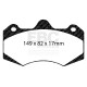 Brzdy EBC Auto Brzdové dosky EBC Racing RP-X DP8062RPX | ebc-brzdy.sk