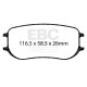 Brzdy EBC Auto Brzdové dosky EBC Racing RP-X DP8082RPX | ebc-brzdy.sk