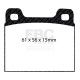 Brzdy EBC Auto Predné/Zadné brzdové dosky EBC Racing RP-1 DP8104RP1 | ebc-brzdy.sk