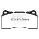 Brzdy EBC Auto Predné/Zadné brzdové dosky EBC Racing SR11 Sintered DP81110.16SR11 | ebc-brzdy.sk