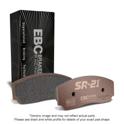 Predné/Zadné brzdové dosky EBC Racing SR21 Sintered DP81210.15SR21