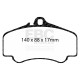 Brzdy EBC Auto Predné brzdové dosky EBC Racing RP-X DP81454RPX | ebc-brzdy.sk