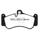 Brzdy EBC Auto Predné/Zadné brzdové dosky EBC Racing RP-X DP81516RPX | ebc-brzdy.sk