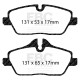 Brzdy EBC Auto Predné brzdové dosky EBC Racing RP-X DP81578RPX | ebc-brzdy.sk