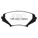 Brzdy EBC Auto Brzdové dosky EBC Racing RP-X DP81665RPX | ebc-brzdy.sk