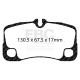 Brzdy EBC Auto Zadné brzdové dosky EBC Racing RP-X DP81930RPX | ebc-brzdy.sk
