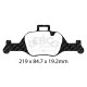 Brzdy EBC Auto Predné brzdové dosky EBC Ultimax OEM Replacement DPX2289 | ebc-brzdy.sk