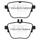 Brzdy EBC Auto Zadné brzdové dosky EBC Ultimax OEM Replacement DPX2337 | ebc-brzdy.sk
