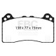 Brzdy EBC Auto Predná sada EBC P2DK012RP1 - Brzdové kotúče Swept Groove + brzdové dosky Racing RP-1 | ebc-brzdy.sk