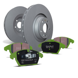 Predná sada EBC PD01KF1748 - Brzdové kotúče Premium OE + brzdové dosky Greenstuff