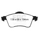 Brzdy EBC Auto Predná sada EBC PD01KF1796 - Brzdové kotúče Premium OE + brzdové dosky Elite Truck and SUV | ebc-brzdy.sk