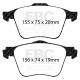 Brzdy EBC Auto Predná sada EBC PD01KF1827 - Brzdové kotúče Premium OE + brzdové dosky Elite Truck and SUV | ebc-brzdy.sk