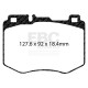 Brzdy EBC Auto Predná sada EBC PD02KF609 - Brzdové kotúče Premium OE + brzdové dosky Redstuff Ceramic | ebc-brzdy.sk