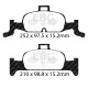 Brzdy EBC Auto Predná sada EBC PD02KF624 - Brzdové kotúče Premium OE + brzdové dosky Redstuff Ceramic | ebc-brzdy.sk