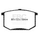 Brzdy EBC Auto Zadná sada EBC PD03KR943 - Brzdové kotúče Premium OE + brzdové dosky Yellowstuff | ebc-brzdy.sk