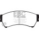 Brzdy EBC Auto Predná sada EBC PD08KF590 - Brzdové kotúče Ultimax Grooved + brzdové dosky Yellowstuff | ebc-brzdy.sk