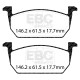 Brzdy EBC Auto Predná sada EBC PD08KF724 - Brzdové kotúče Ultimax Grooved + brzdové dosky Yellowstuff | ebc-brzdy.sk