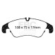 Brzdy EBC Auto Predná sada EBC PD09KF1419 - Brzdové kotúče Ultimax Grooved + brzdové dosky Bluestuff | ebc-brzdy.sk