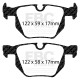 Brzdy EBC Auto Zadná sada EBC PD09KR217 - Brzdové kotúče Ultimax Grooved + brzdové dosky Bluestuff | ebc-brzdy.sk
