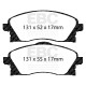 Brzdy EBC Auto Predná sada EBC PD11KF359 - Brzdové kotúče Turbo Grooved + brzdové dosky Greenstuff | ebc-brzdy.sk
