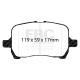 Brzdy EBC Auto Predná sada EBC PD11KF680 - Brzdové kotúče Turbo Grooved + brzdové dosky Greenstuff | ebc-brzdy.sk
