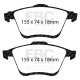 Brzdy EBC Auto Predná sada EBC PD11KF689 - Brzdové kotúče Turbo Grooved + brzdové dosky Greenstuff | ebc-brzdy.sk