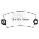 Brzdy EBC Auto Predná sada EBC PD11KF840 - Brzdové kotúče Turbo Grooved + brzdové dosky Greenstuff | ebc-brzdy.sk