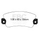 Brzdy EBC Auto Predná sada EBC PD11KF934 - Brzdové kotúče Turbo Grooved + brzdové dosky Greenstuff | ebc-brzdy.sk