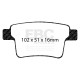 Brzdy EBC Auto Zadná sada EBC PD11KR314 - Brzdové kotúče Turbo Grooved + brzdové dosky Greenstuff | ebc-brzdy.sk