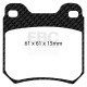 Brzdy EBC Auto Zadná sada EBC PD11KR477 - Brzdové kotúče Turbo Grooved + brzdové dosky Greenstuff | ebc-brzdy.sk