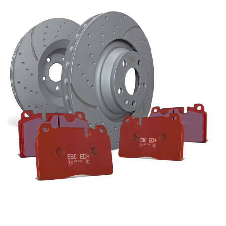 Brzdy EBC Auto Zadná sada EBC PD15KR566 - Brzdové kotúče Turbo Grooved + brzdové dosky Orangestuff | ebc-brzdy.sk