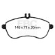 Brzdy EBC Auto Predná + Zadná sada EBC PD40K2248 - Brzdové kotúče Premium OE + brzdové dosky Ultimax OE | ebc-brzdy.sk