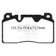 Brzdy EBC Auto Predná + Zadná sada EBC PD40K2380 - Brzdové kotúče Premium OE + brzdové dosky Ultimax OE | ebc-brzdy.sk