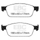 Brzdy EBC Auto Predná + Zadná sada EBC PD40K2721 - Brzdové kotúče Premium OE + brzdové dosky Ultimax OE | ebc-brzdy.sk